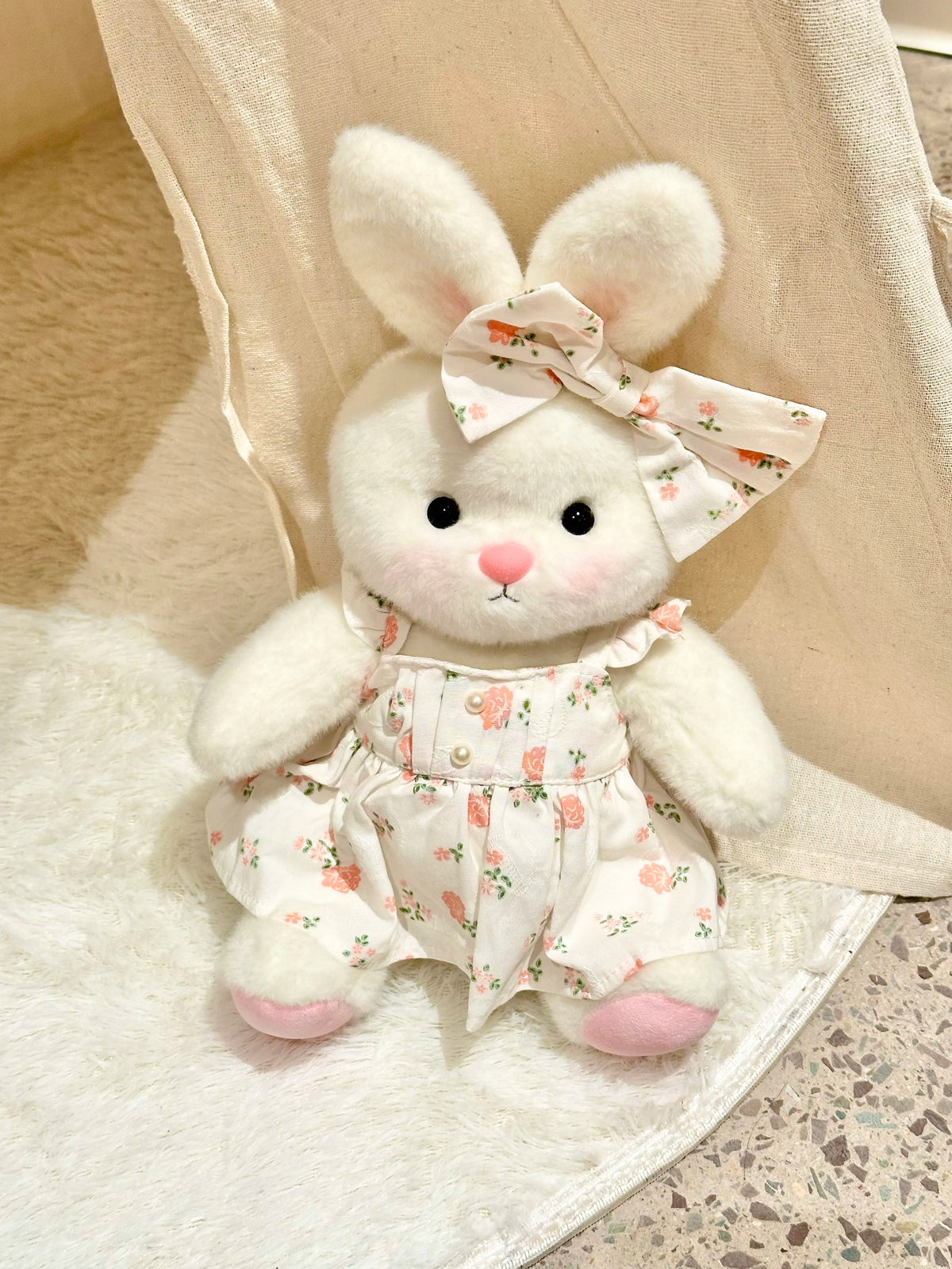 Homeyfriends Cute Jointed Bunny Stuffed Animal