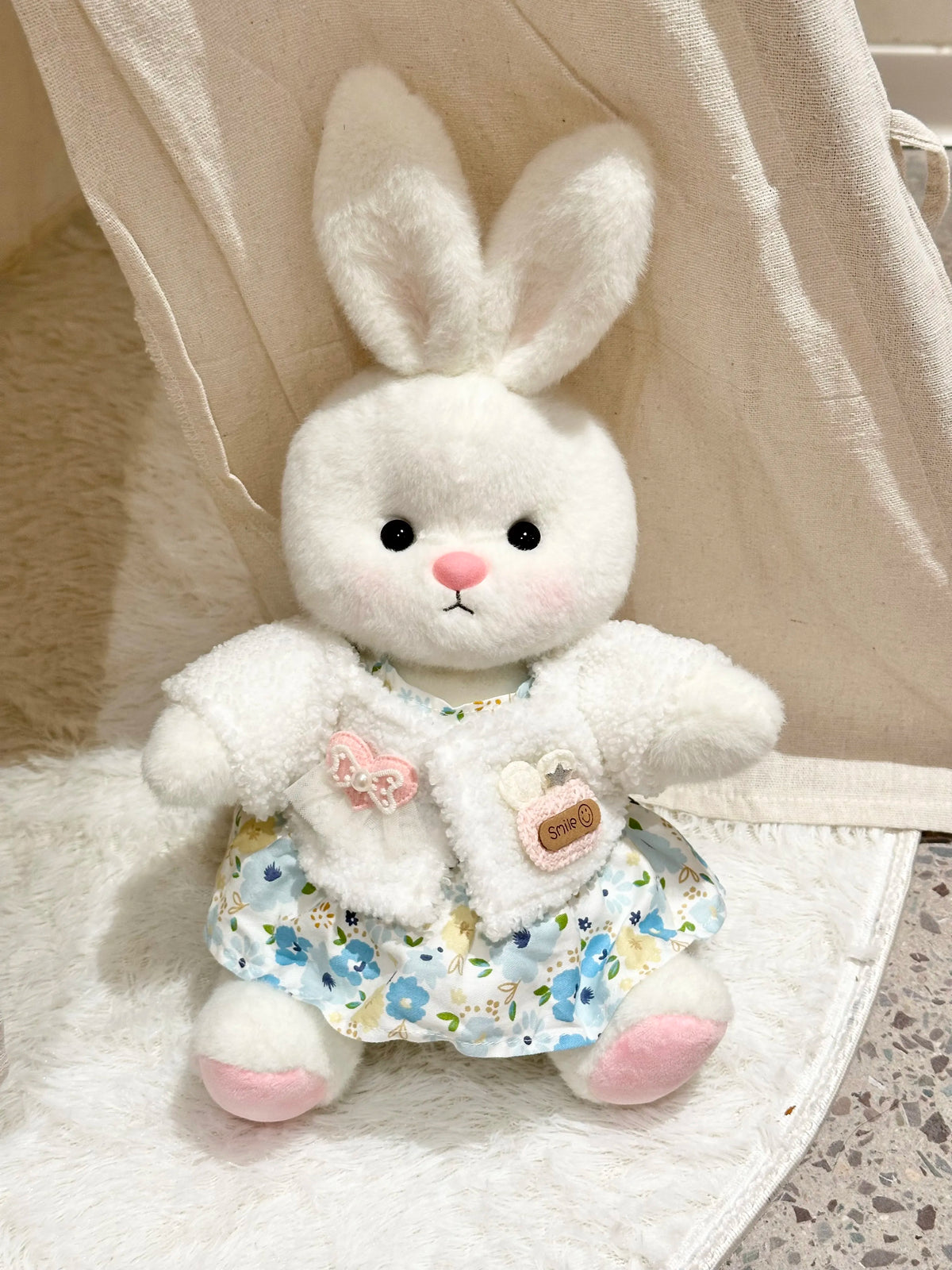 Homeyfriends Cute Jointed Bunny Stuffed Animal