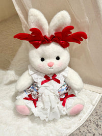 Homeyfriends Cute Jointed Bunny With Little Deer Outfit