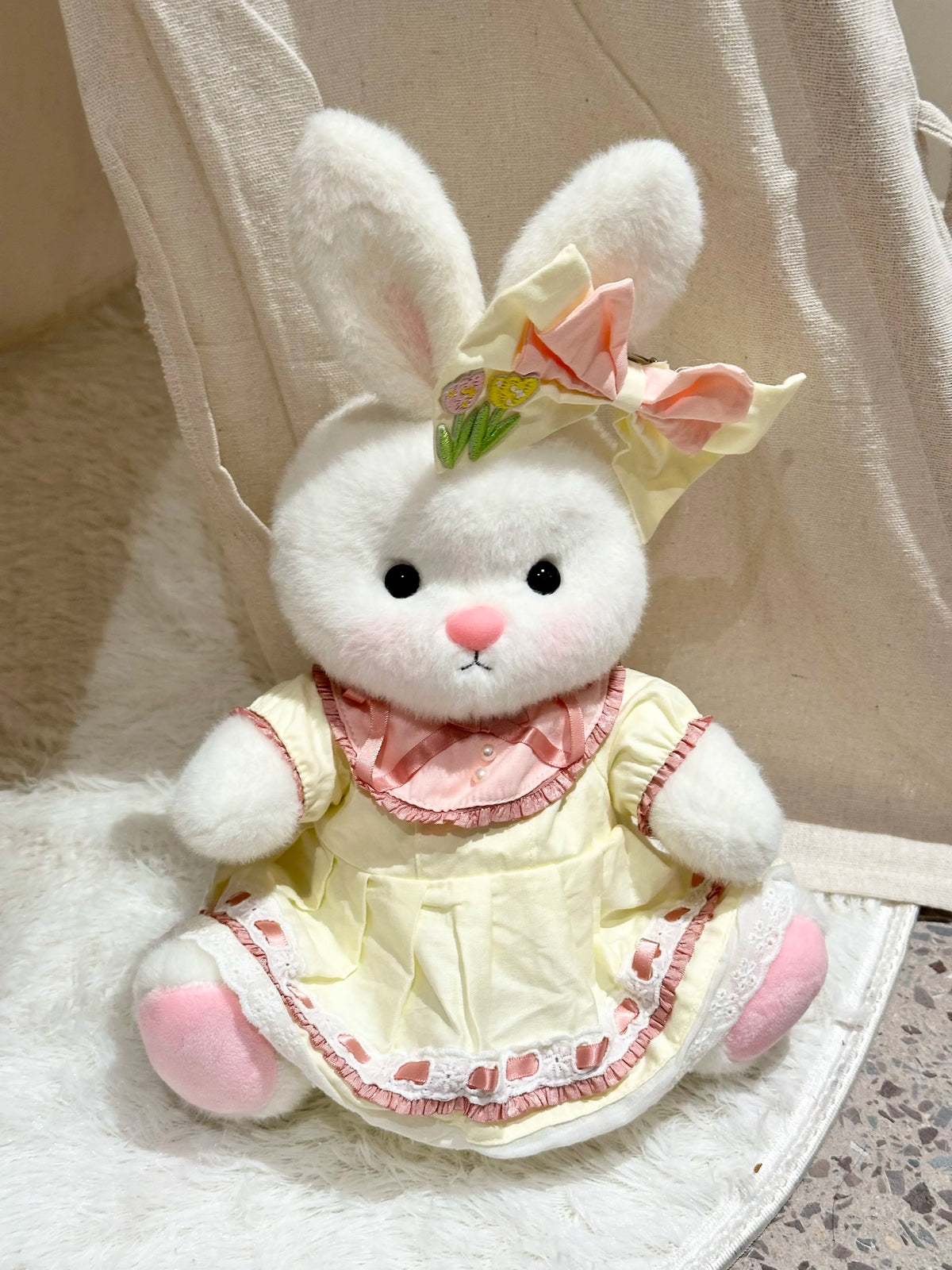 Homeyfriends Cute Jointed Bunny Stuffed Animal