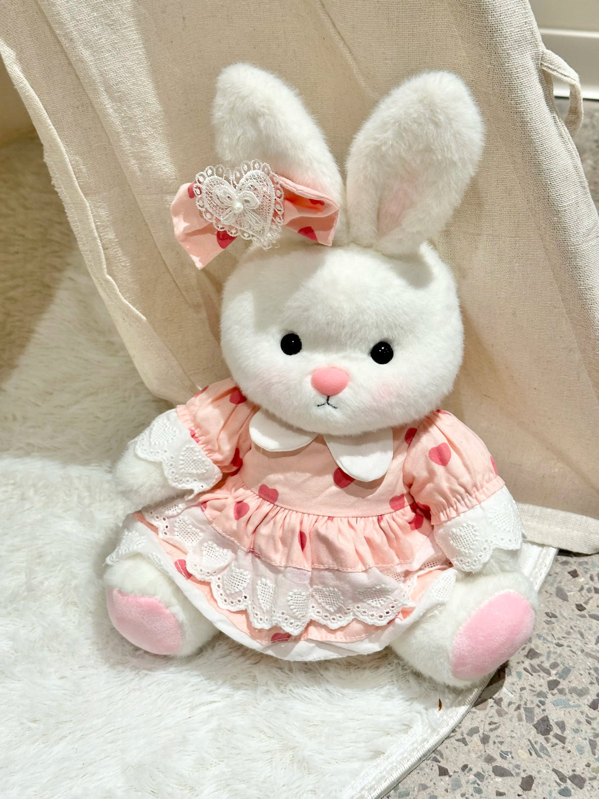 Homeyfriends Cute Jointed Bunny Stuffed Animal