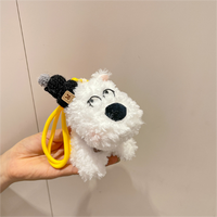Gray Bowtie West Highland Terrier Plush Bag Charm