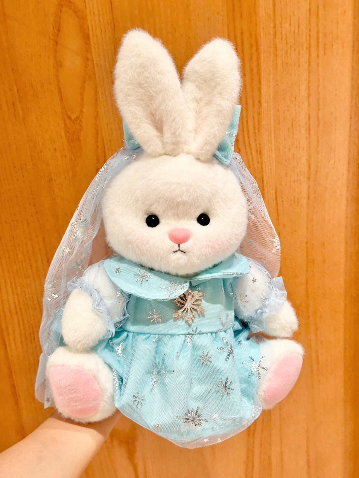 Homeyfriends Cute Jointed Bunny With Ice Princess Wedding Dress Outfit