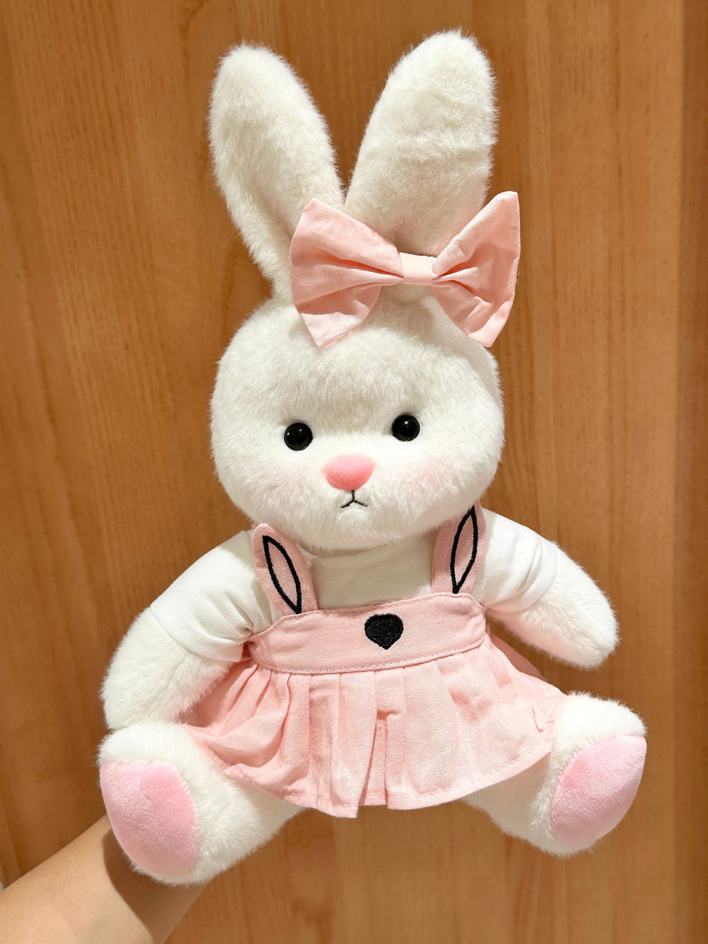 Homeyfriends Cute Jointed Bunny With Pink Suspender Skirt