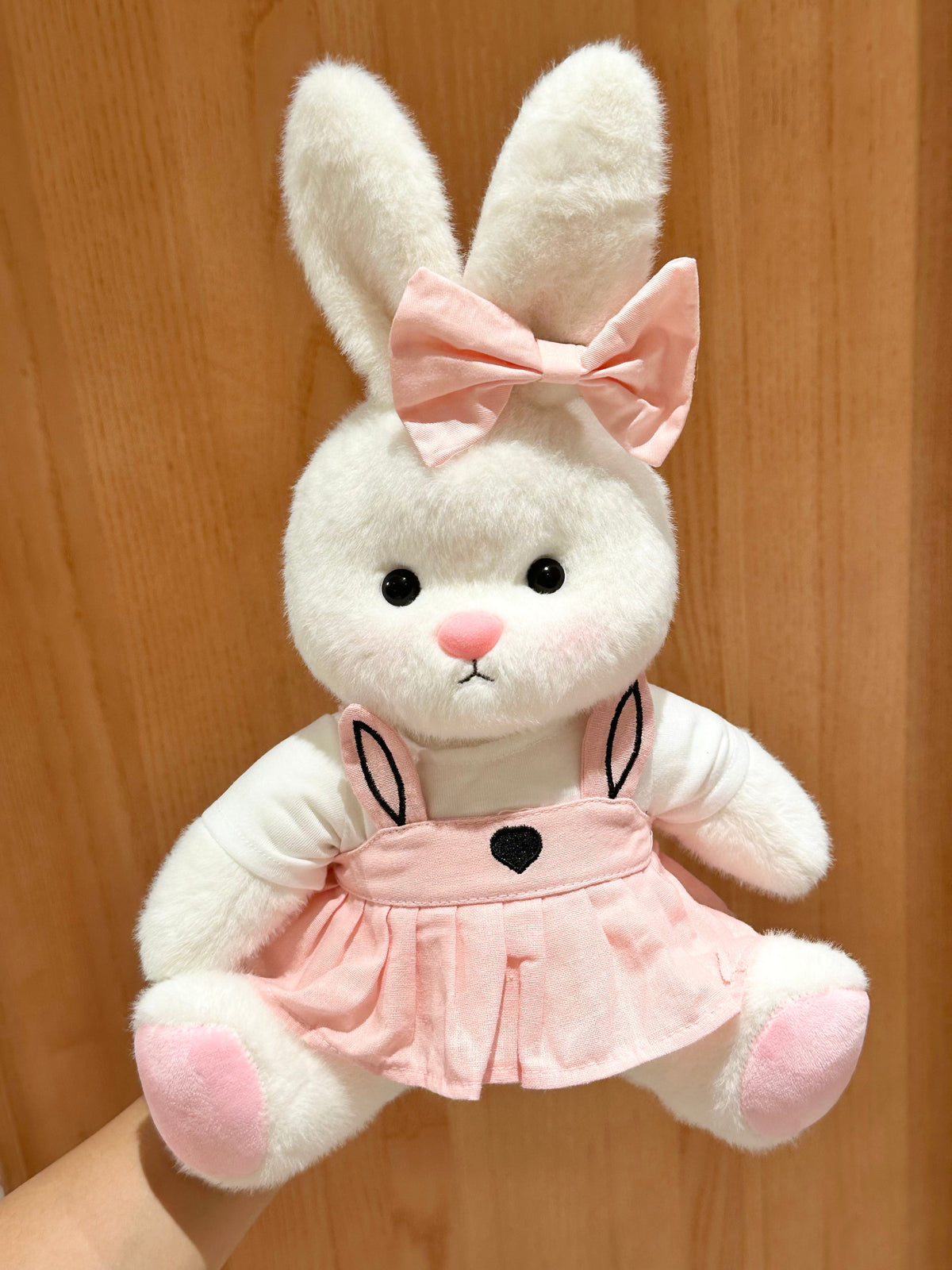 Homeyfriends Cute Jointed Bunny With Pink Suspender Skirt