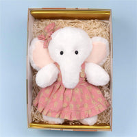 Homeyfriends Ellie The White Jointed Elephant Stuffed Animal