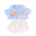 Blue Furry Jacket With Shortsp