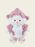 Homeyfriends Cute Jointed Bunny With Pink Shark Outfit