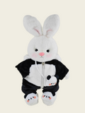 Homeyfriends Cute Jointed Bunny With Panda Outfit