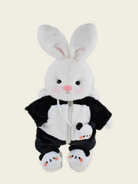 Homeyfriends Cute Jointed Bunny With Panda Outfit