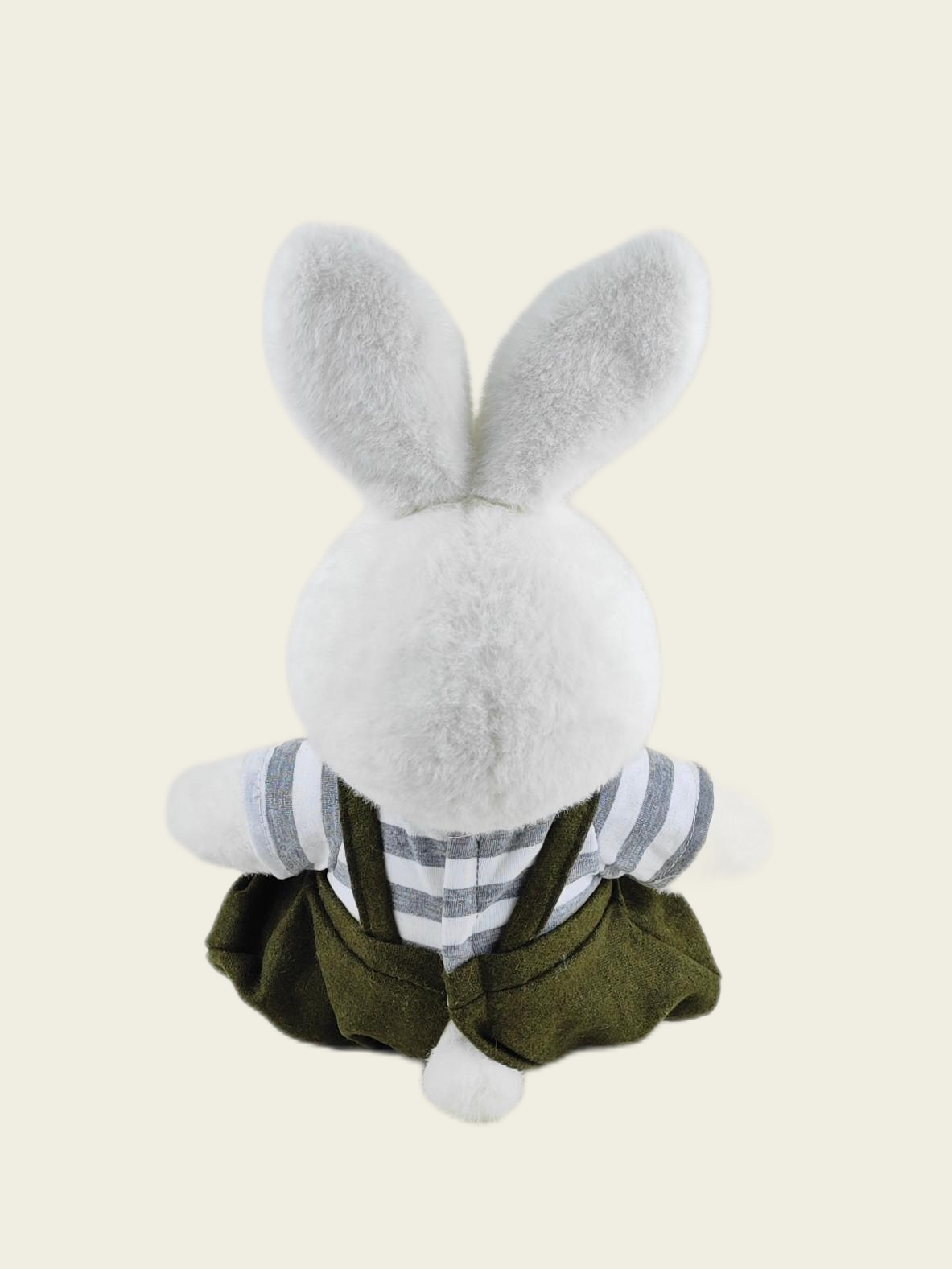 Homeyfriends Cute Jointed Bunny With  Red Bow Tie Overalls