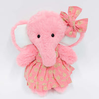Pink Bunny Overalls Dress Set-Pink Elephant Gift Bundle