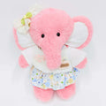 Furry Jacket And Blue Floral Dress-Pink Elephant Gift Bundle