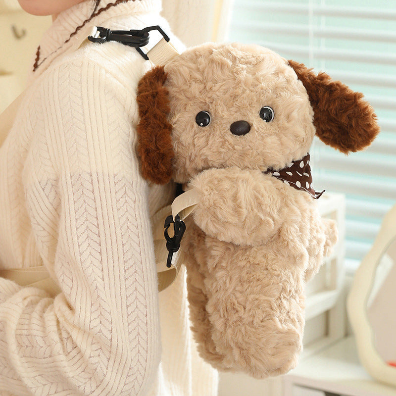 Light Brown Puppy Backpack
